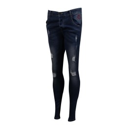 JS009 custom-made hole jeans, slim, stretch, British jeans manufacturer JS009 custom-made hole jeans, slim, stretch, British jeans manufacturer